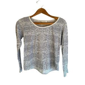 LIZ CLAIBORNE Long Sleeve Top Snake Print Women’s Size Medium